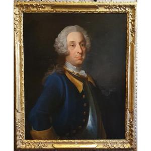 Portrait De Rüdger Barnekow Epoque Louis XV
