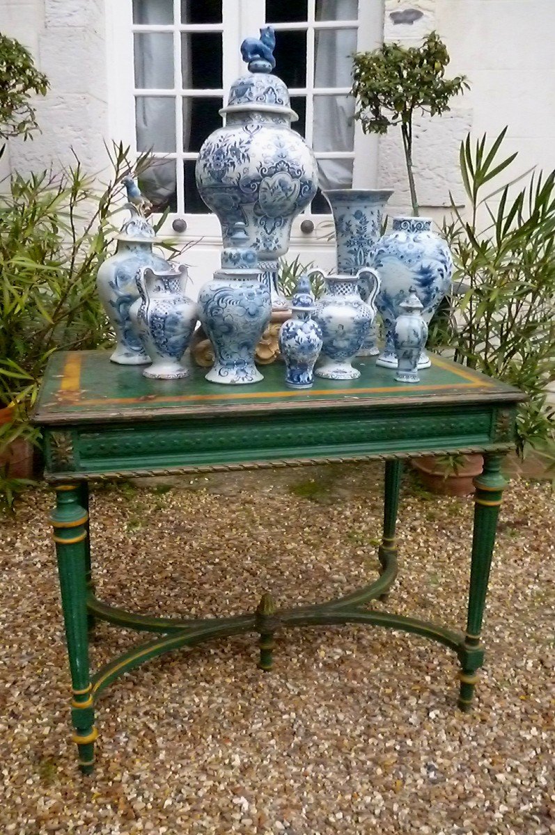  Louis XVI Style Console Table-photo-7