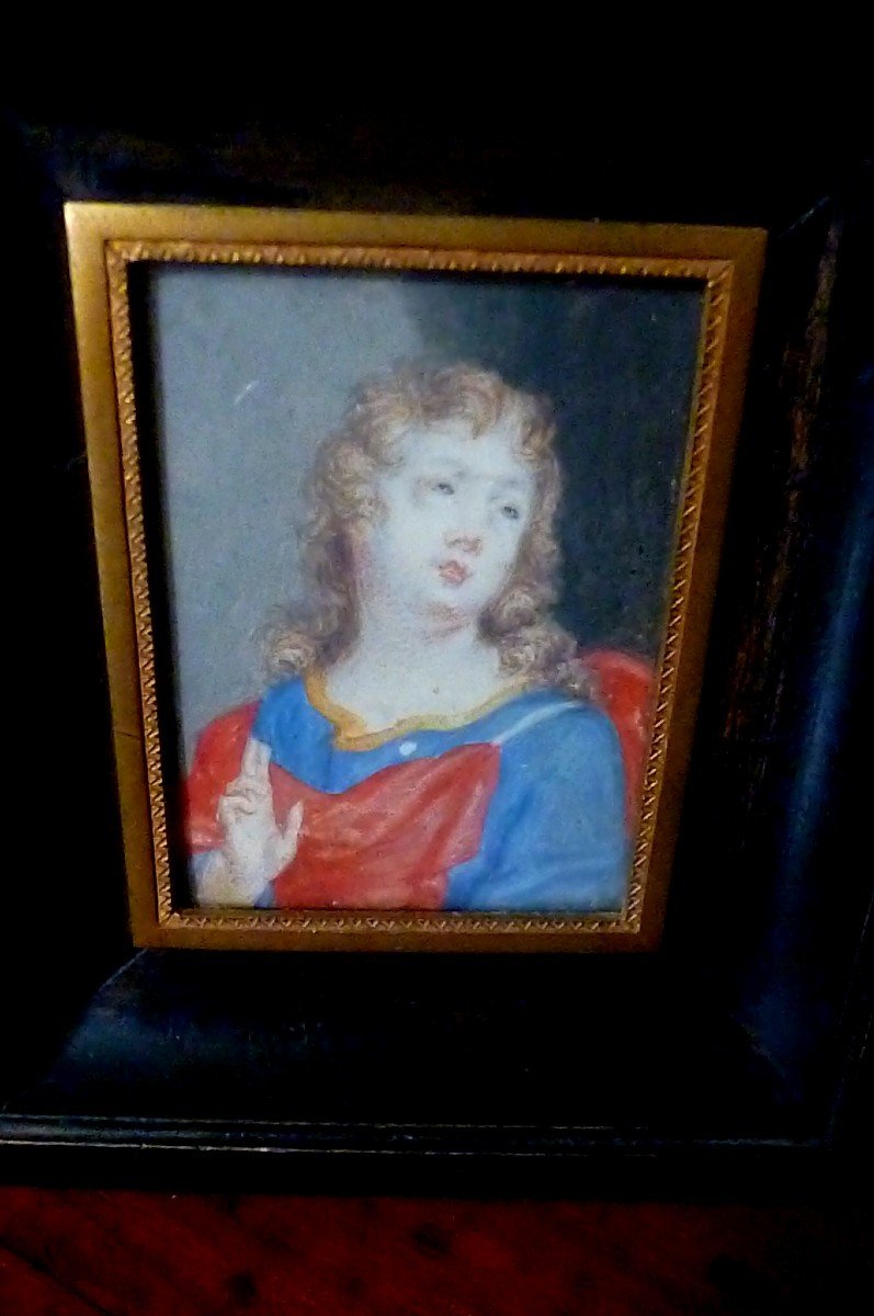 Miniature St John The Baptist, 18th Century-photo-3