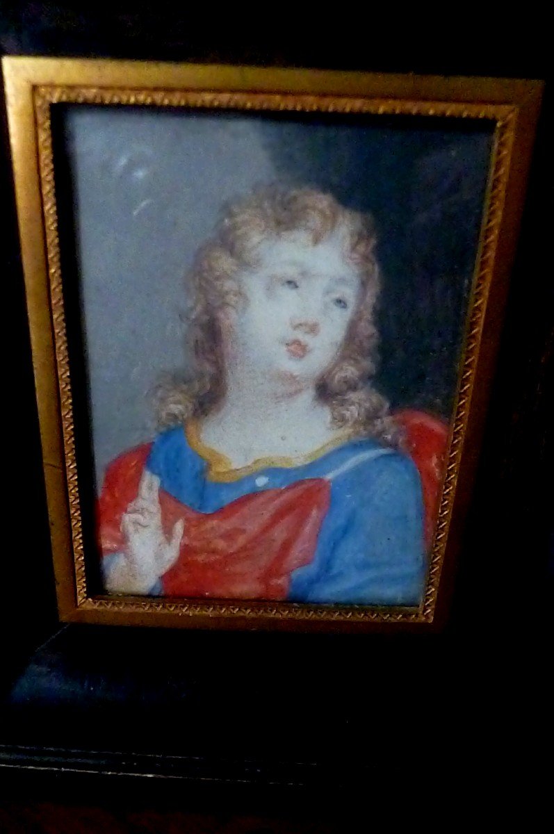 Miniature St John The Baptist, 18th Century-photo-2