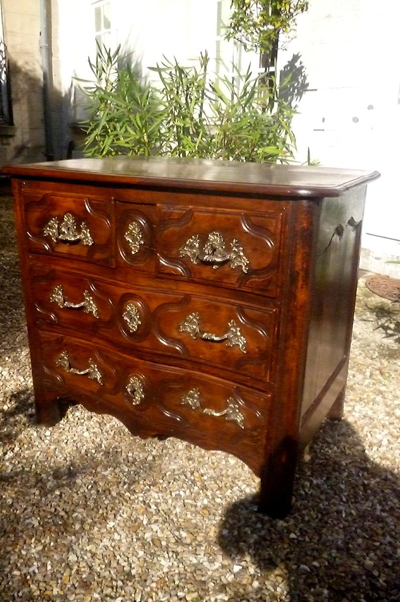 18th Century Chest Of Drawers Stamped Jf Thuillier -photo-3