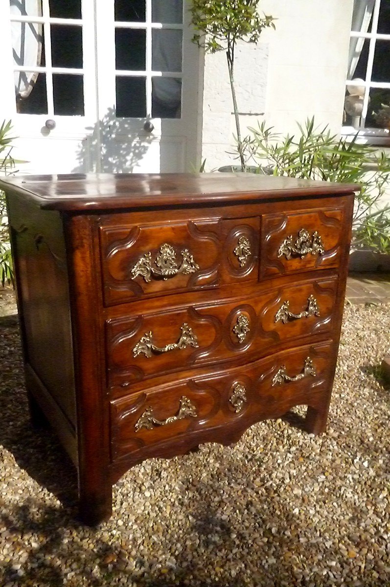 18th Century Chest Of Drawers Stamped Jf Thuillier 