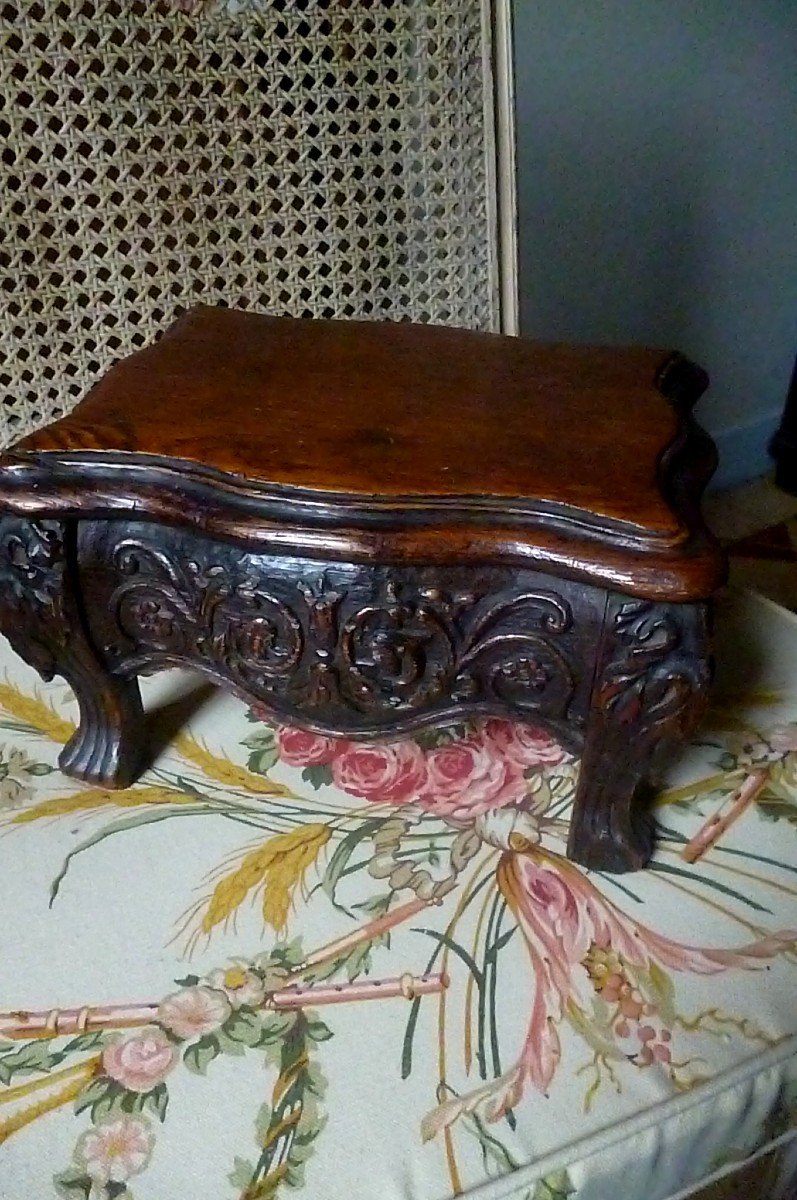 Tabouret  De  Carrosse  Epoque  Régence-photo-2