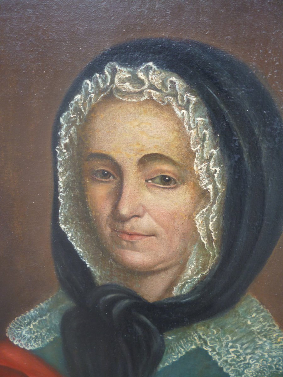 Portrait  Femme époque XVIII E Siècle -photo-2