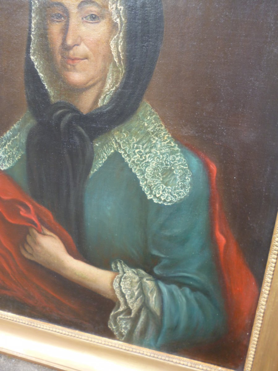 Portrait  Femme époque XVIII E Siècle -photo-1