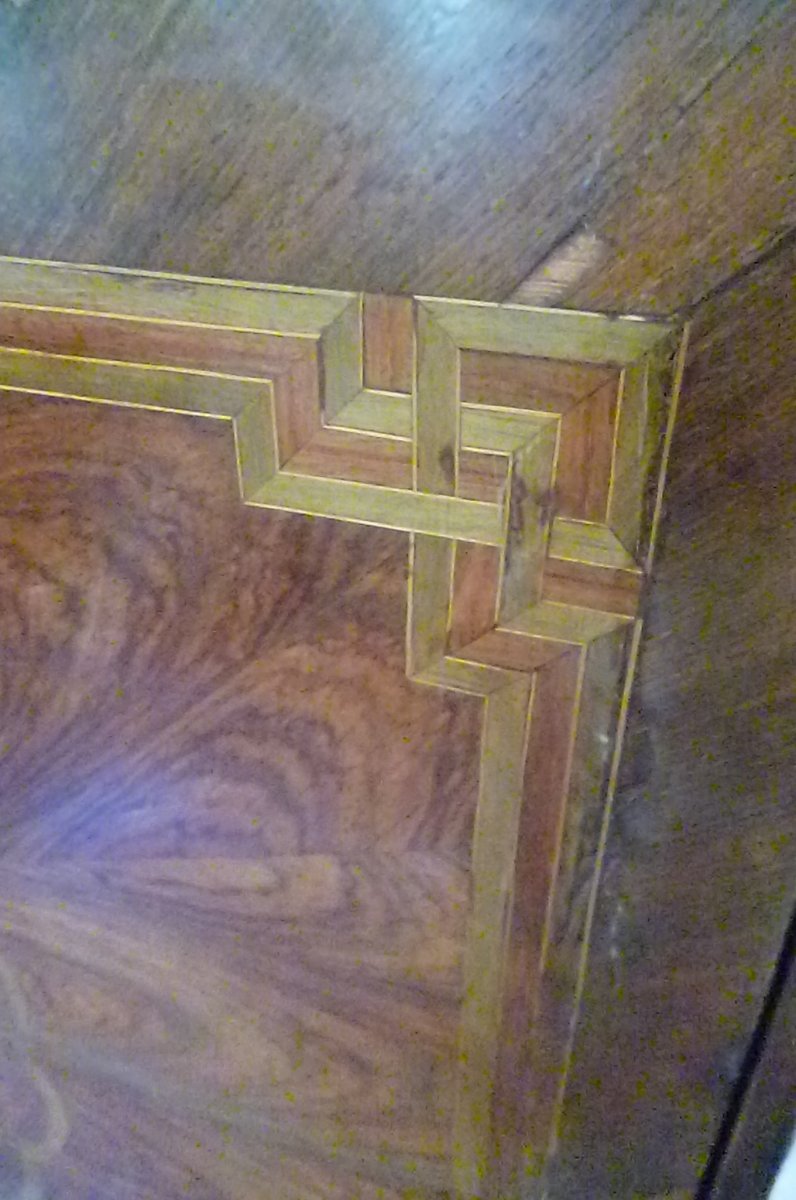 Secretary XVIII E Transition, Marquetry-photo-6