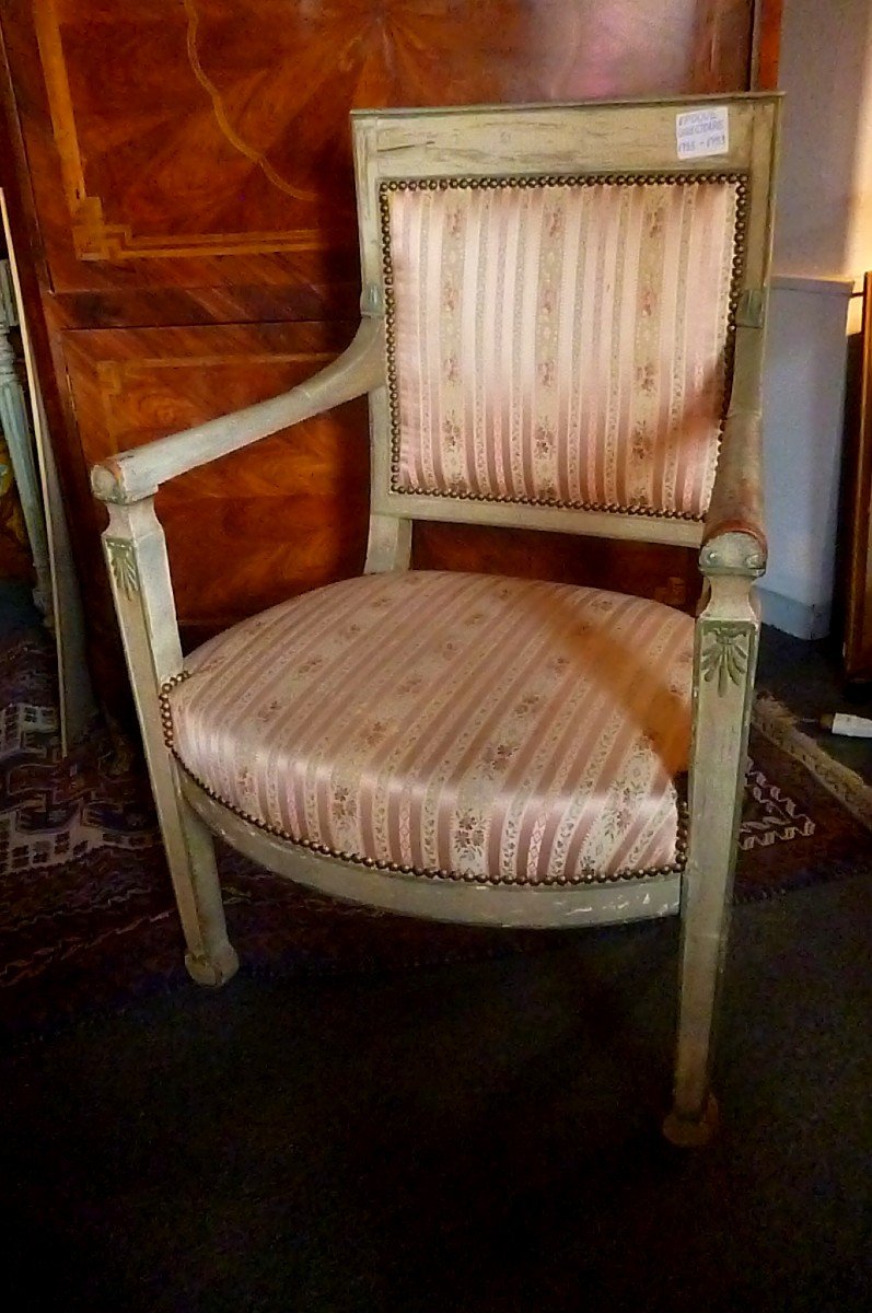 Fauteuil Epoque Directoire XVIII E-photo-8