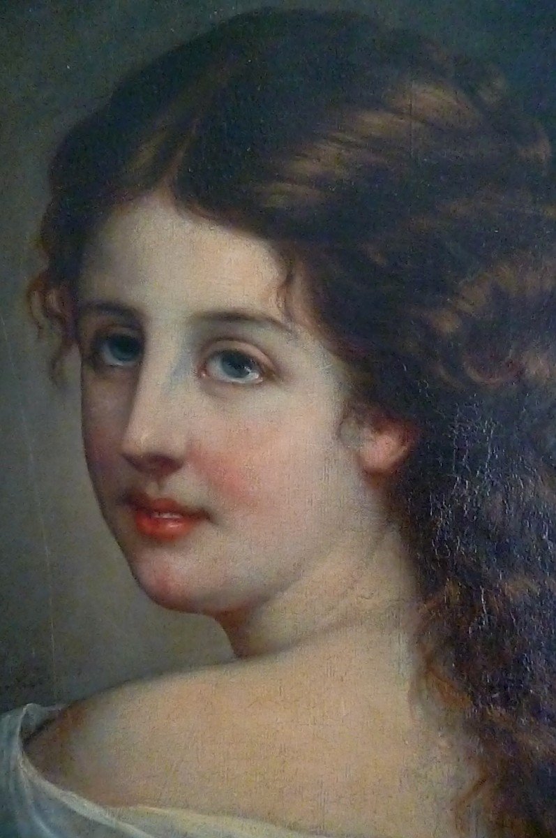 Portrait De Femme époque XVIII E 