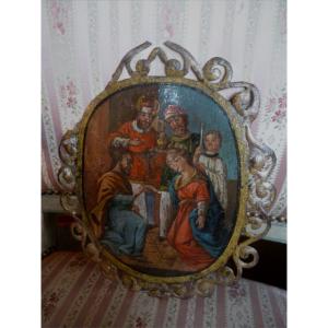 Ex  Voto  Alsacien  Epoque  XVIII E  Siècle