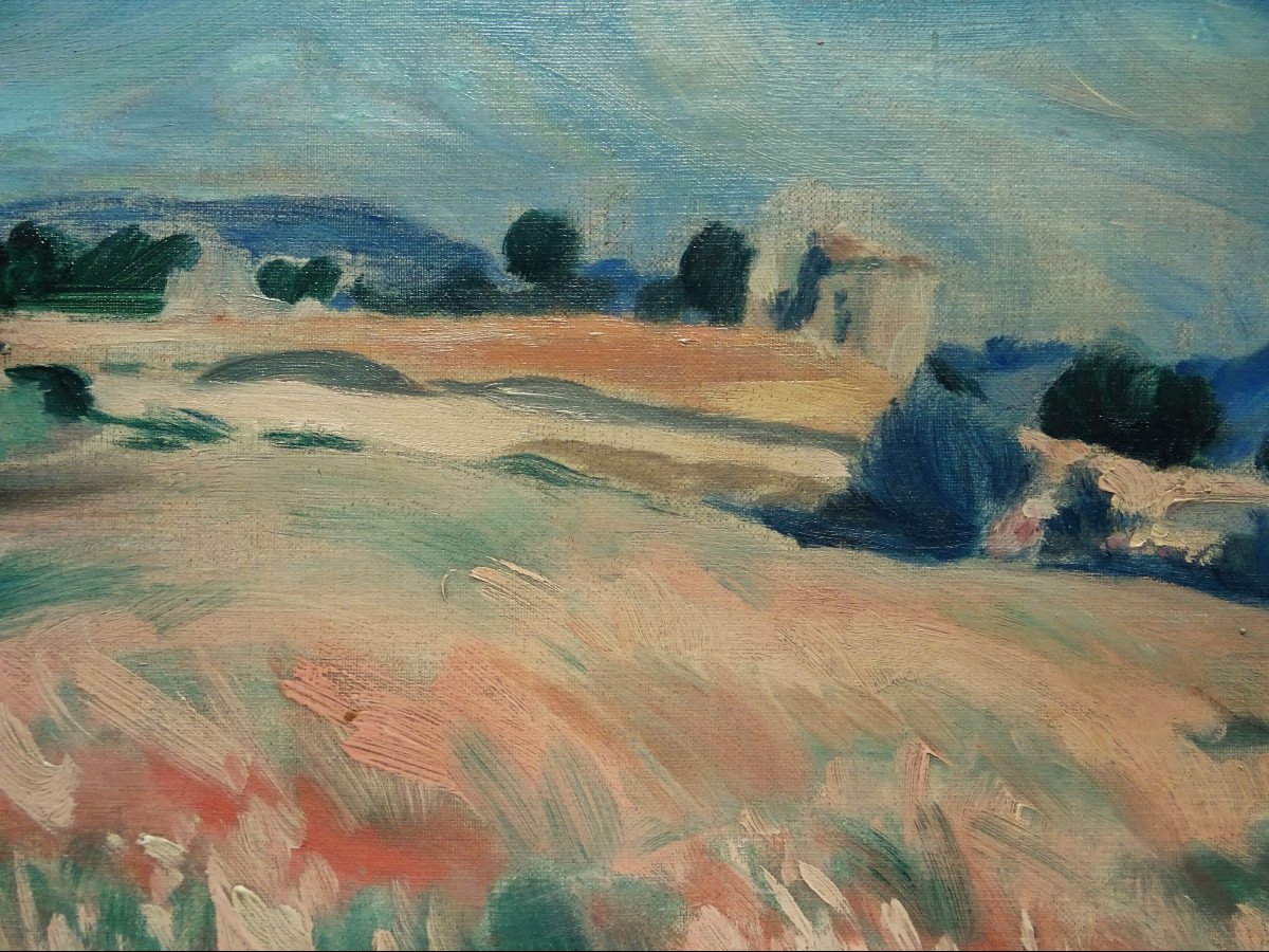 Jan Waclaw Zawadowski Dit Zawado (russian Poland 1891 - Aix-en-provence 1982) "provençal Landscape-photo-5