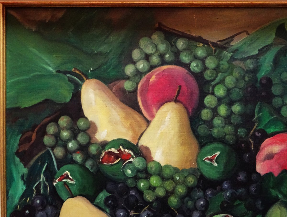 Claude Chereau (1883-1974) " Nature morte aux fruits " Ecole de Crozant, Gargilesse, Marquet-photo-3