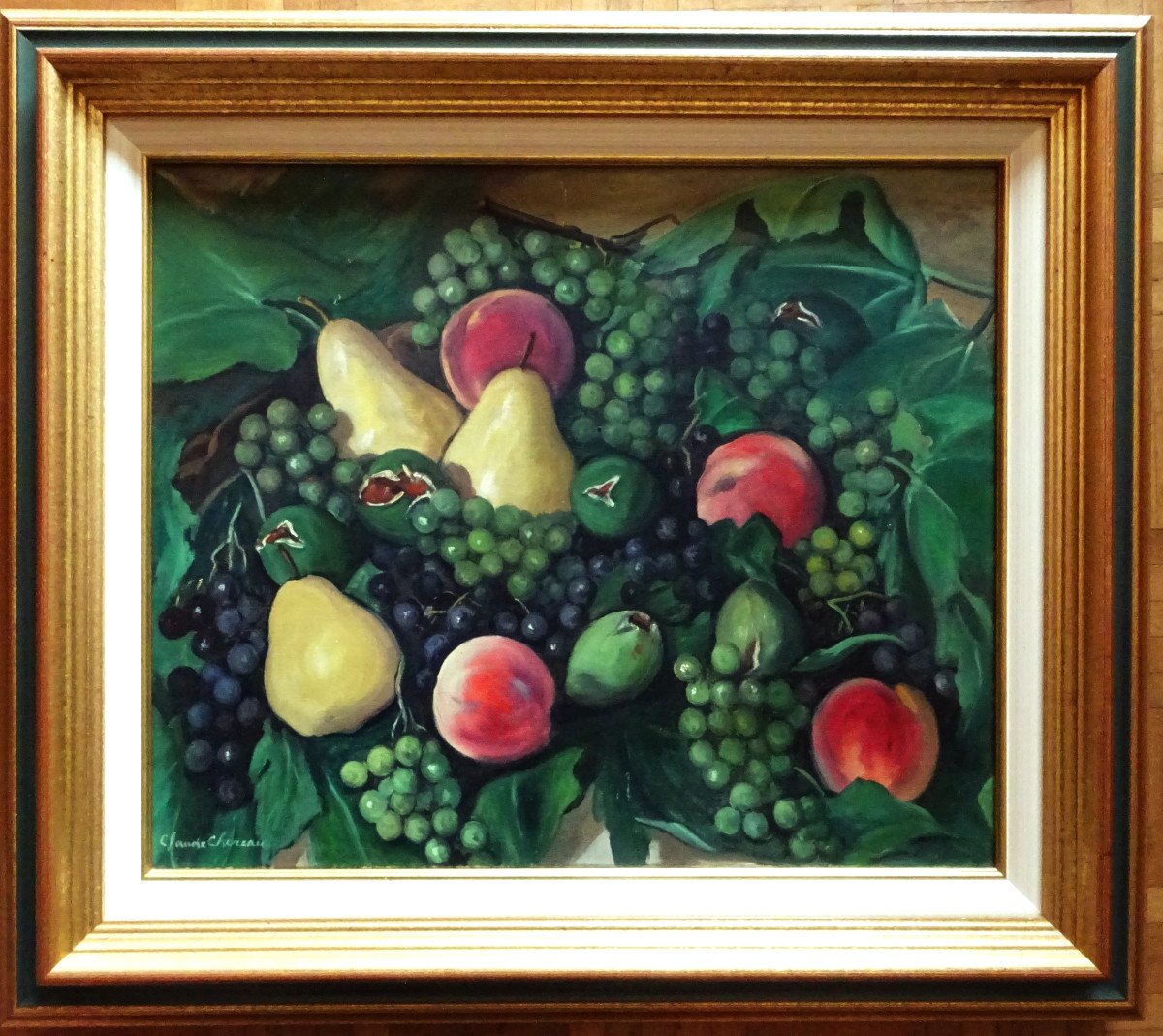 Claude Chereau (1883-1974) " Nature morte aux fruits " Ecole de Crozant, Gargilesse, Marquet