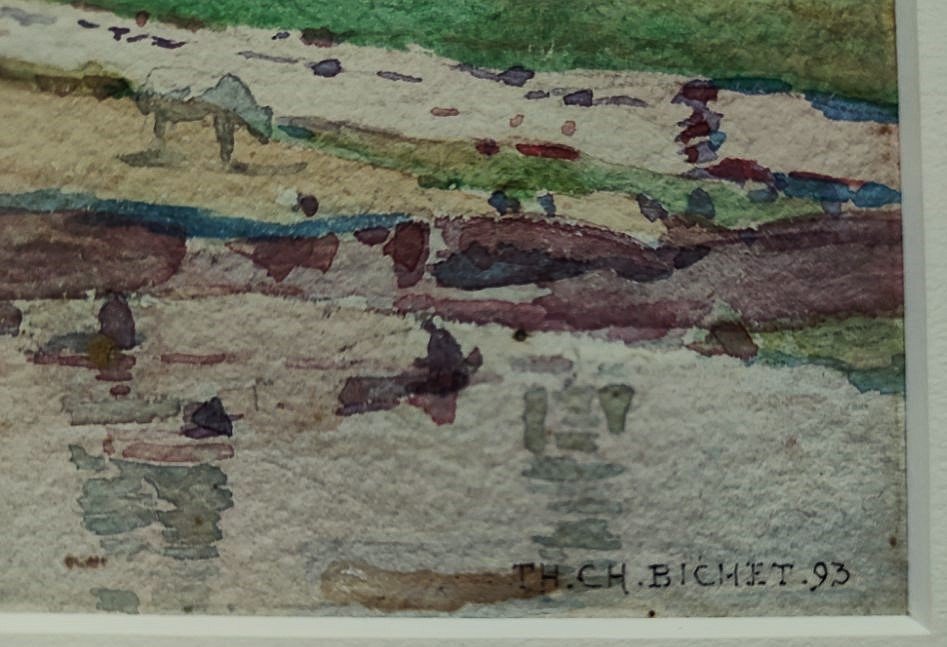 Charles Bichet (1863-1929) "limousin Landscape In 1893" Bichet Is 30 Years Old! Crozant School, Jouhaud-photo-4