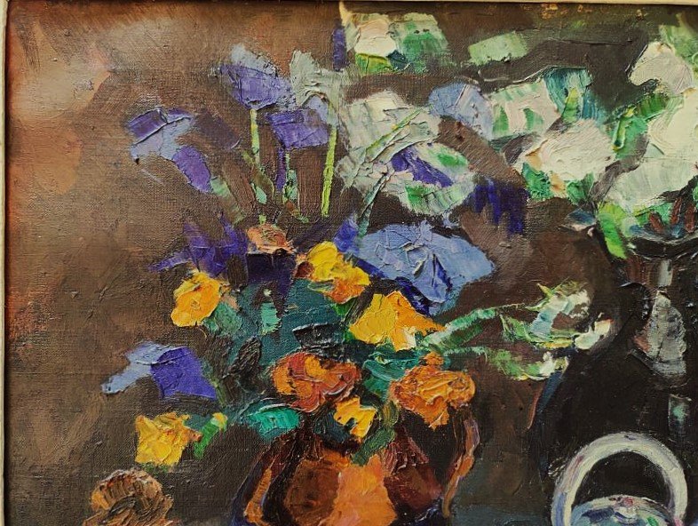 Georges Cyr (1880-1964) Still Life With Earthenware 1929. School Of Rouen, Lebanon, Beirut, Egypt-photo-3