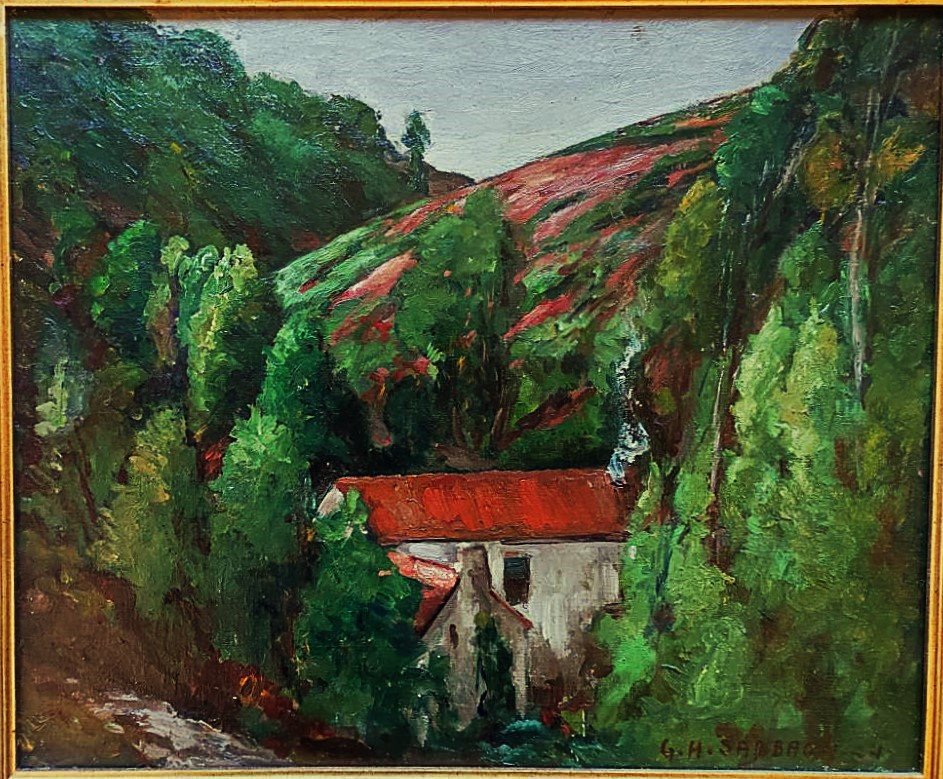 Georges-h-sabbagh 1887-1951 Moulin De La Folie In Crozant 1924. Brittany, Sérusier, Egypt Lebanon-photo-2