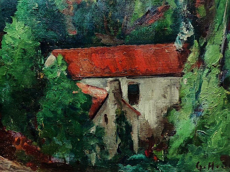 Georges-h-sabbagh 1887-1951 Moulin De La Folie In Crozant 1924. Brittany, Sérusier, Egypt Lebanon-photo-3