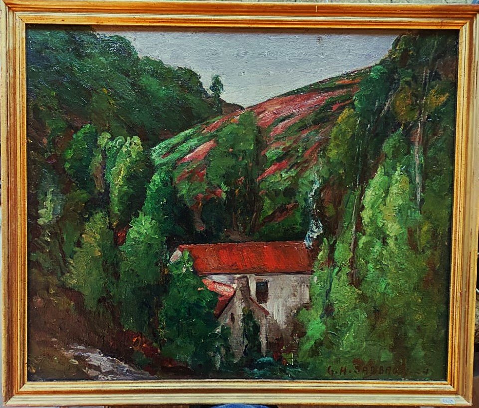 Georges-h-sabbagh 1887-1951 Moulin De La Folie In Crozant 1924. Brittany, Sérusier, Egypt Lebanon