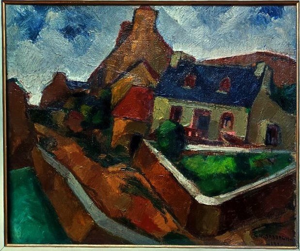 Georges-h-sabbagh 1887-1951 Garden At La Clarté, Brittany 1920. Crozant, Egypt, Lebanon, Soutine-photo-2