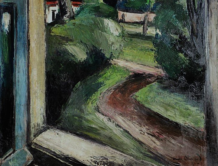  Anders Osterlind 1887-1960 Paysage à la fenêtre 26. Ecole de Crozant Gargilesse Soutine Creuse-photo-6