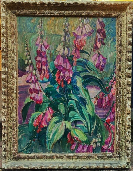  Léon Detroy (1859-1955) Foxglove Garden C.1920. School Of Crozant, Gargilesse, Guillaumin