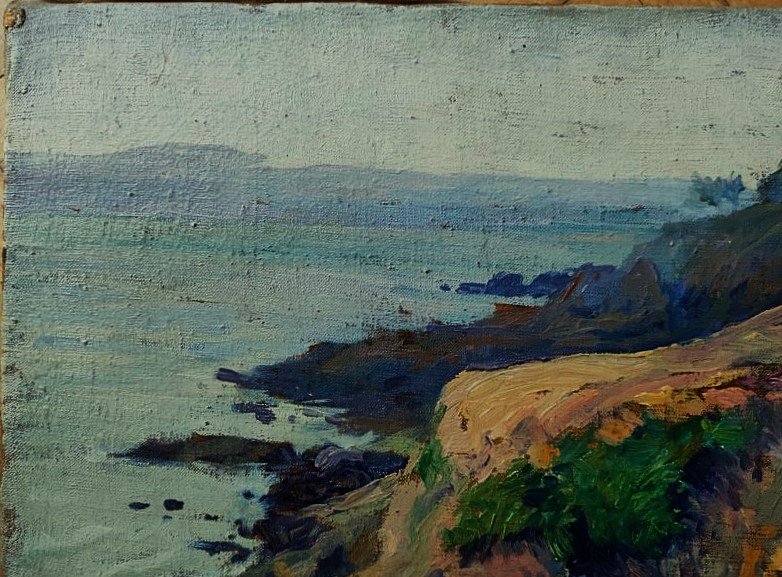 Paul Madeline (1863-1920) Côte bretonne 1907. Douarnenez, Le Trieux. Ecole de Crozant, Maufra-photo-3