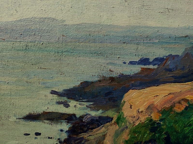 Paul Madeline (1863-1920) Côte bretonne 1907. Douarnenez, Le Trieux. Ecole de Crozant, Maufra-photo-4