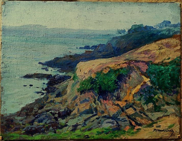 Paul Madeline (1863-1920) Côte bretonne 1907. Douarnenez, Le Trieux. Ecole de Crozant, Maufra