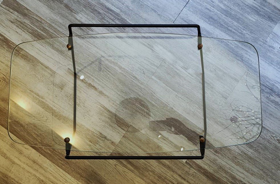 Coffee Table Design By Robert Mathieu C. 1950/60. Matégot, Chambost, Motte, Guariche. -photo-3