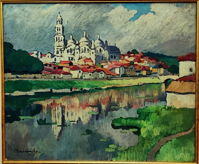 Gaston Balande (1880-1971) View Of Périgueux C.1923. Périgord, La Rochelle, Charente, Marquet-photo-2