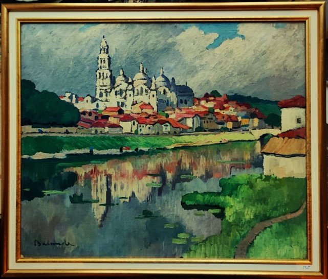 Gaston Balande (1880-1971) View Of Périgueux C.1923. Périgord, La Rochelle, Charente, Marquet