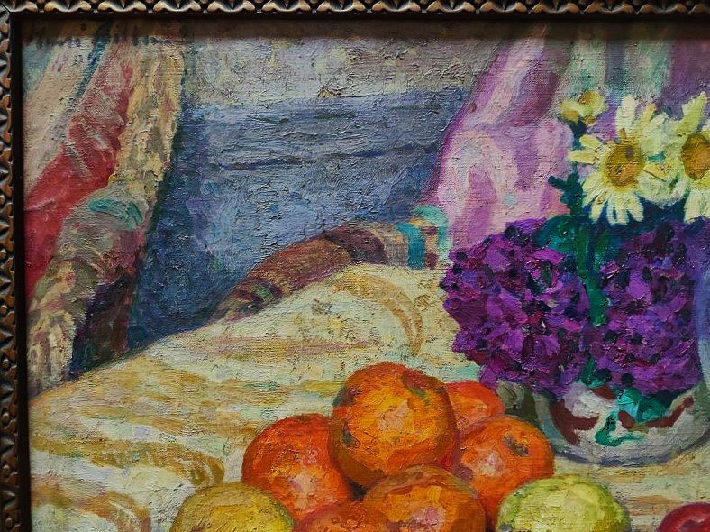 Henri Pailler (1876-1954) La citronnade, nature morte 1904. Ecole de Crozant, élève Guillaumin-photo-4