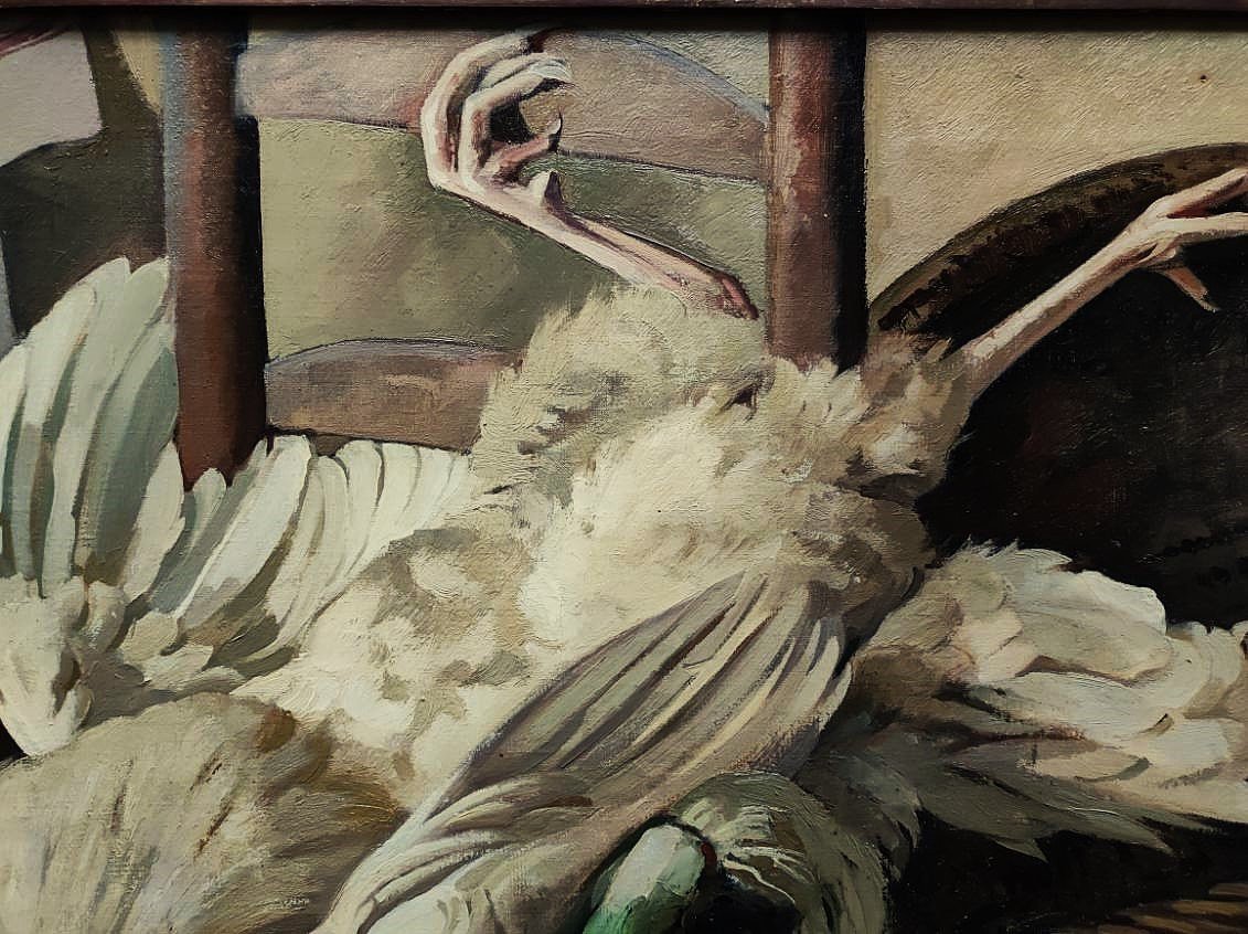 Edouard Debourg (1880-1939) The White Rooster 1936. School Of Crozant And Gargilesse, Osterlind Coucy-photo-4