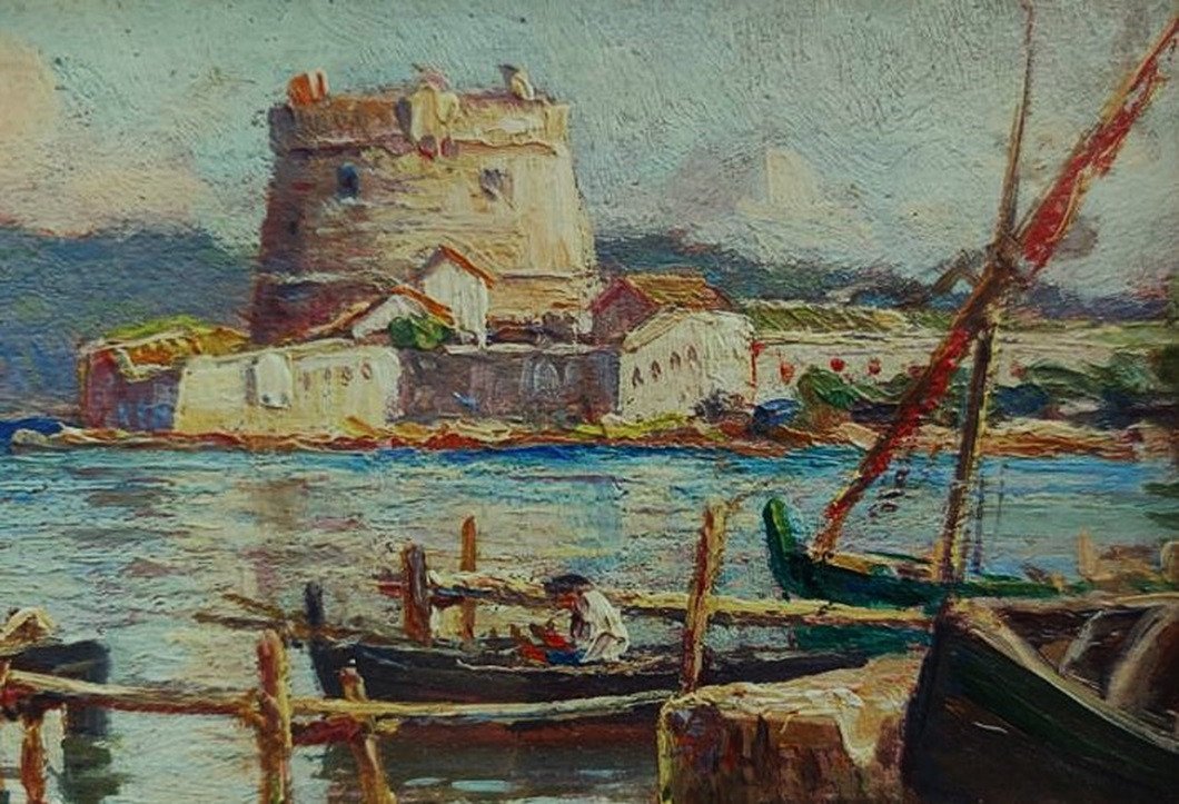 Eugène Dauphin (1857-1930) "toulon, Fort Saint-louis" Nardi, Montenard, Courdouan, Gallian-photo-1