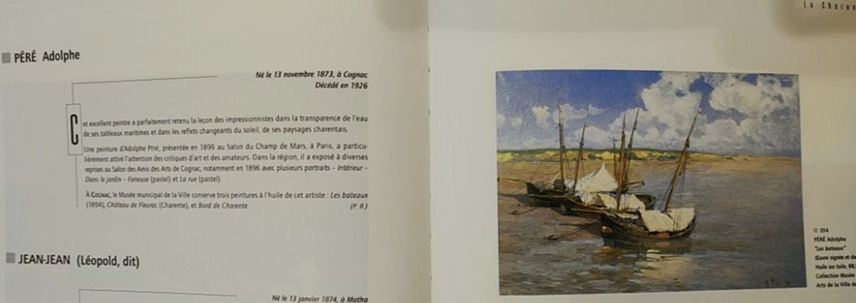 Adolphe Péré (1873-1926) L'allée 1894, Cognac. Ecole Charentaise, Charente, Bordeaux, Boucart-photo-8