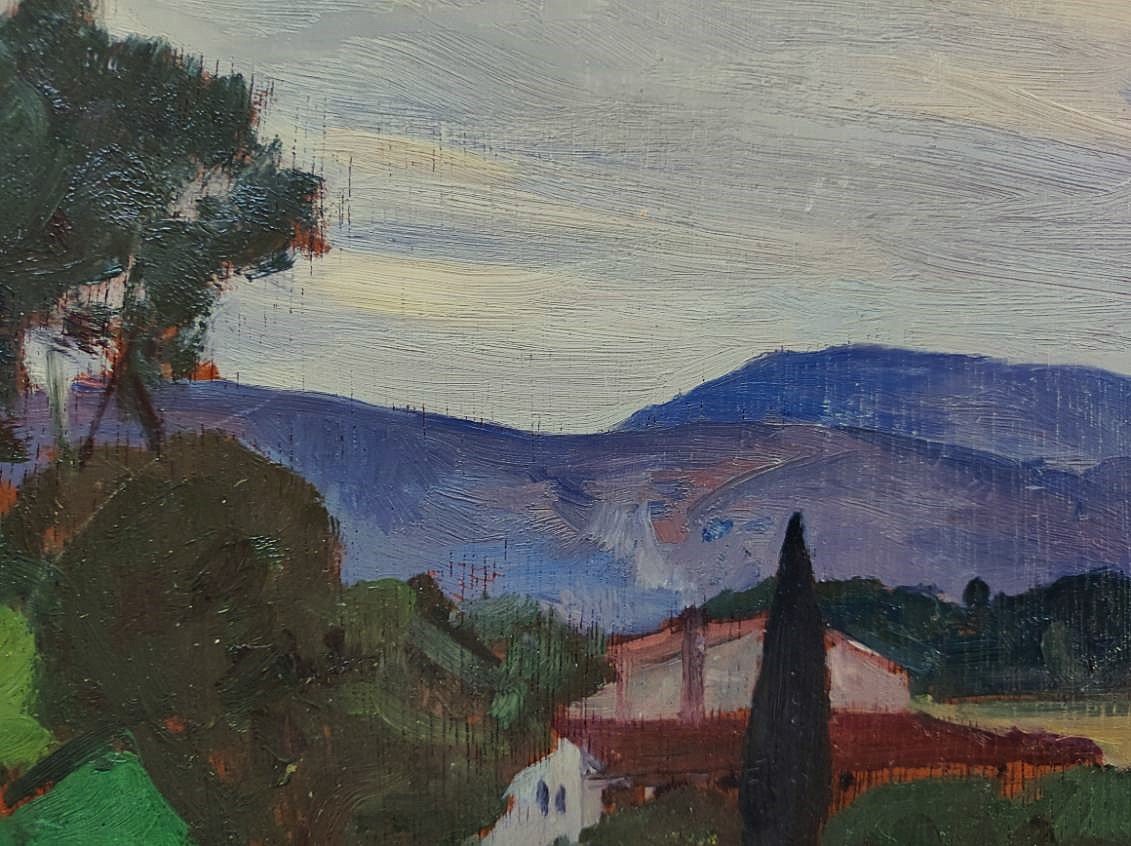 Paul Charavel (1877-1961) Village Des Mûres 1930. Marseille, Post-impressionist Manguin Luce-photo-3