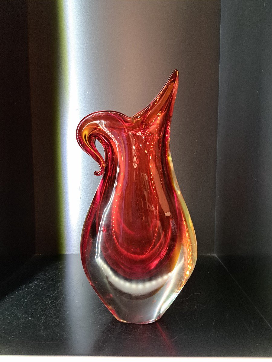 Vase Sommerso De Flavio Poli