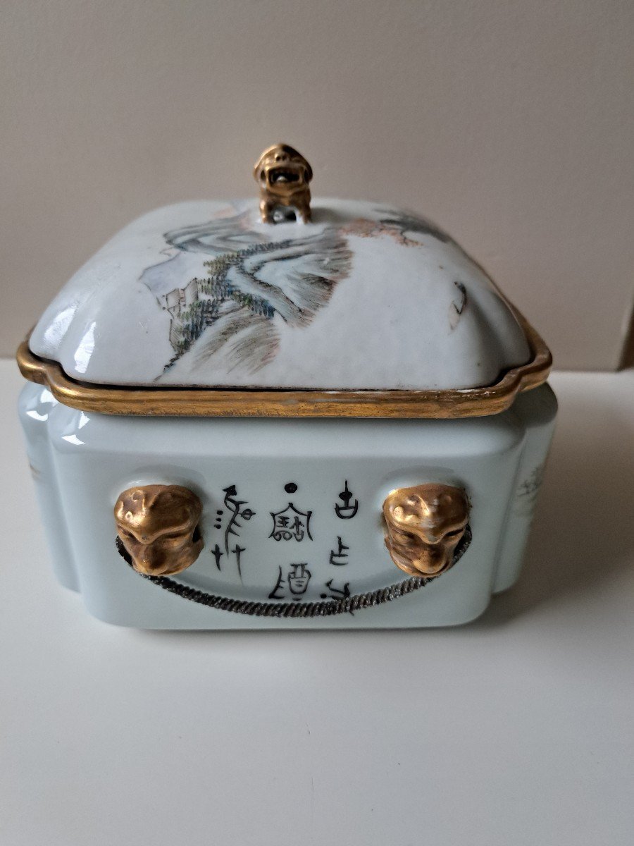 Lunch Box Porcelaine Epoque Guang Xu -photo-2