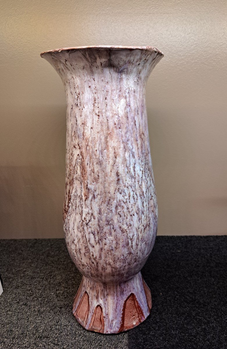 Large Ceramic Baluster Vase From The 60s