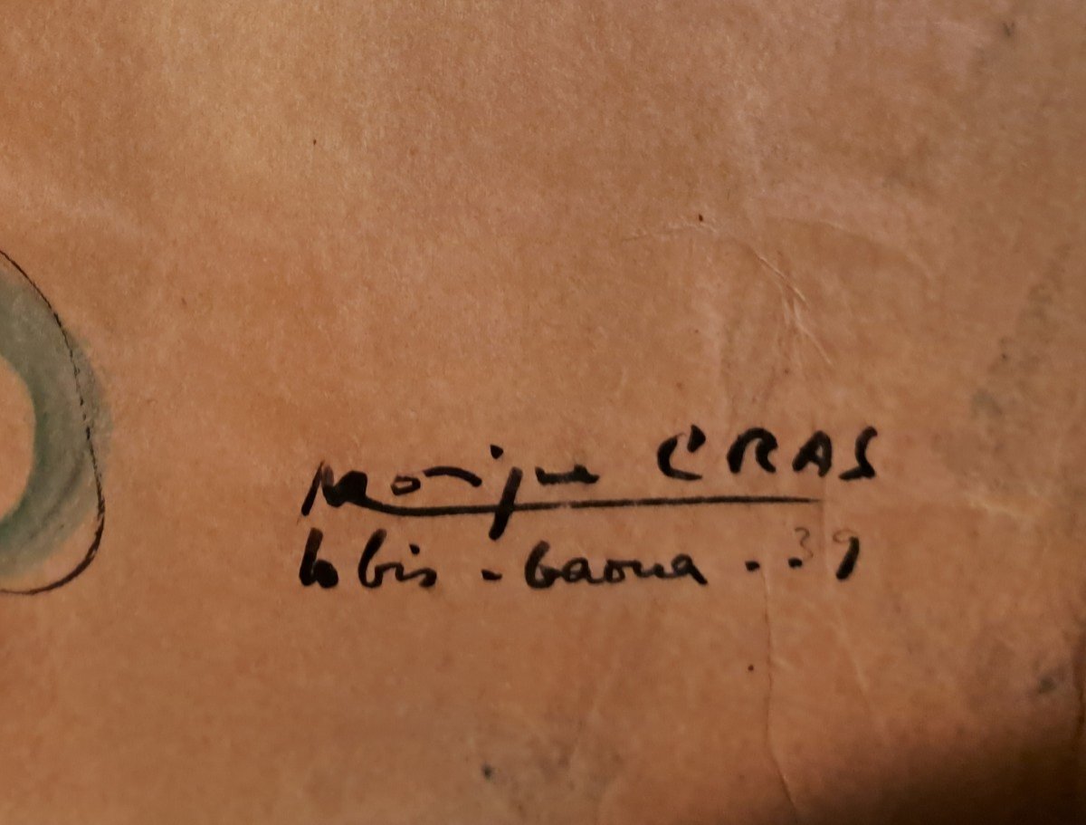 Dessin Sur Calque De Monique Cras (1910-2007)-photo-2