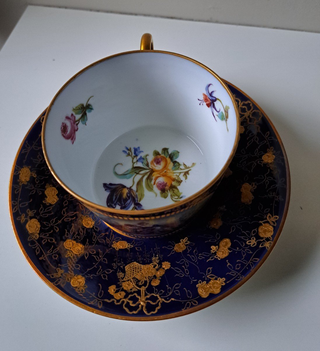 Limoges Porcelain Cup André Golse-photo-2