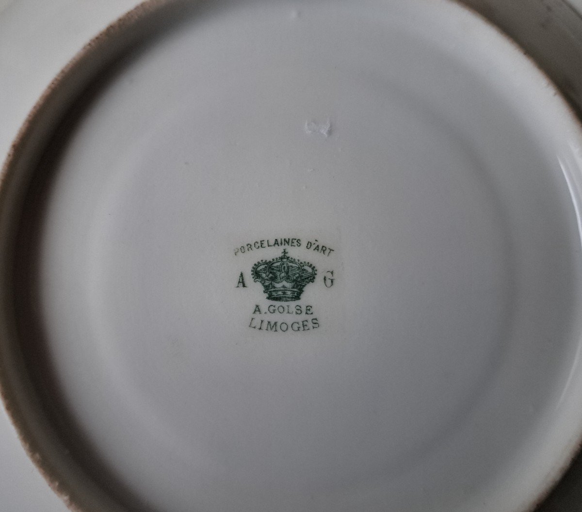 André Golse Limoges Porcelain Cup-photo-3