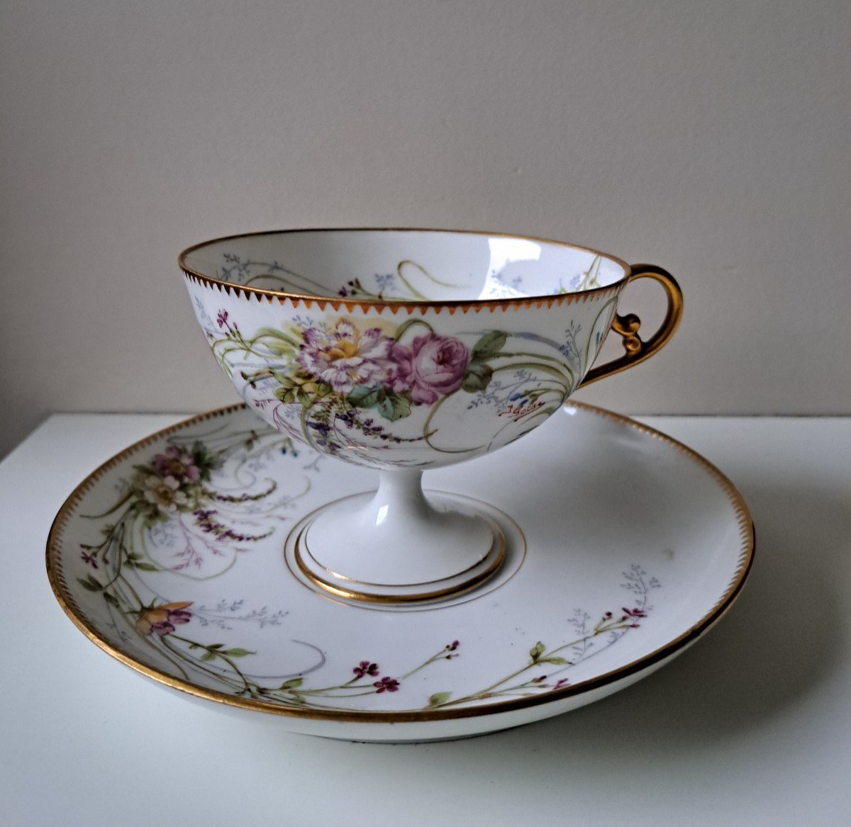 Tasse En Porcelaine De Limoges André Golse