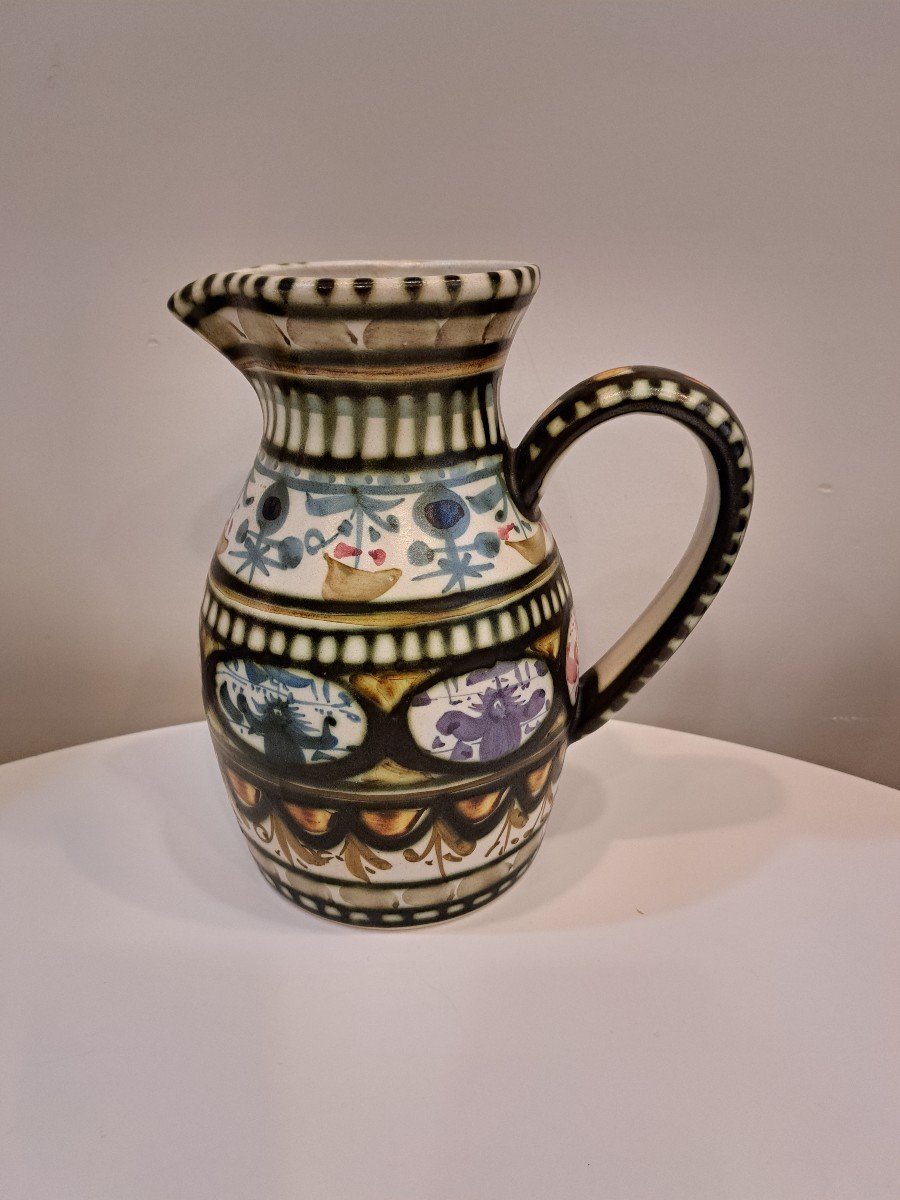 Ceramic Pitcher André l'Helguen For Keraluc