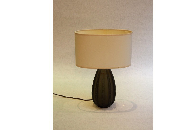 Sabino 1930 "waves" Vase Mounted As A Lamp-photo-4