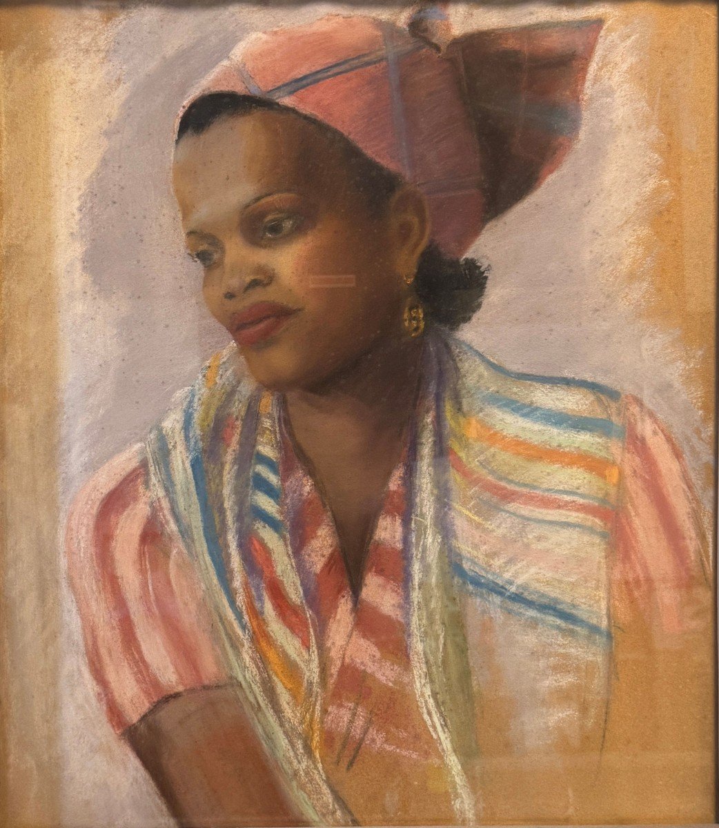 Orientalist Pastel By Jo Quignoux 