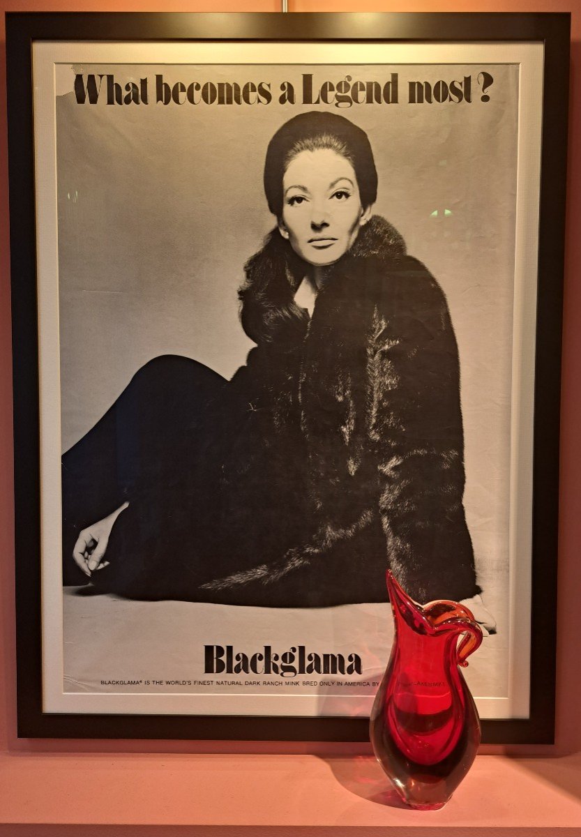 Poster Maria Callas For Blackglama 1970-photo-2