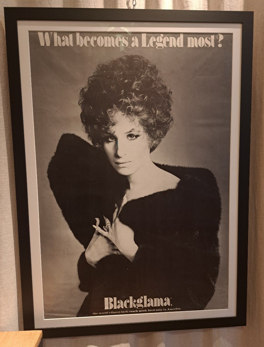 Barbra Streisand For Blackglama 1975 