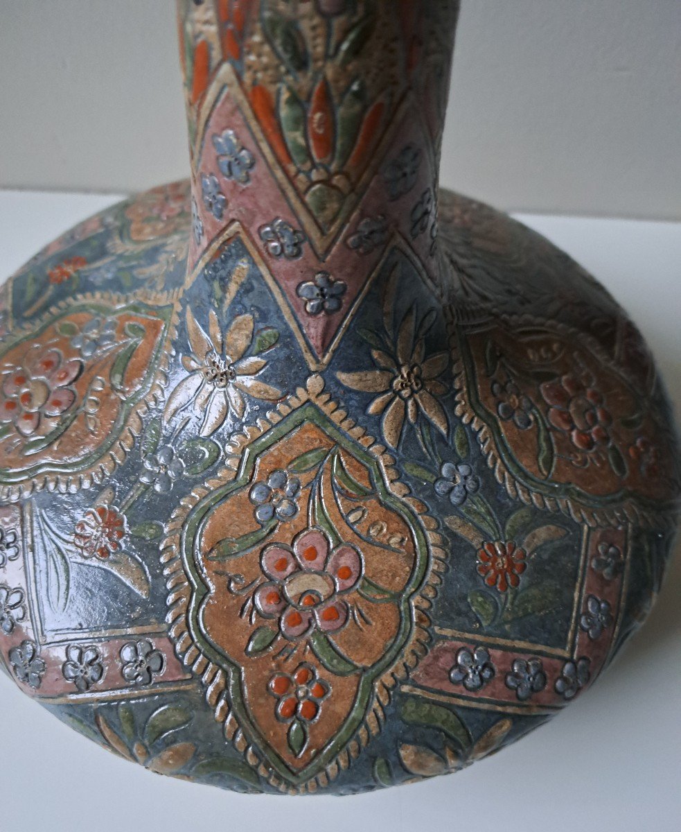 Thun (swiss) Faience Vase-photo-4