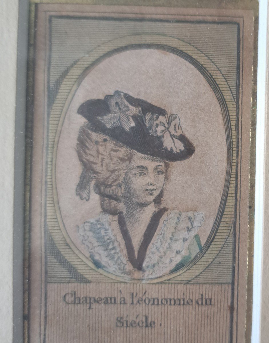 Lot Of Engravings Of Hairstyles Under Louis XVI-photo-2