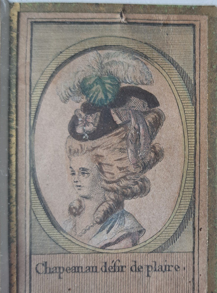 Lot Of Engravings Of Hairstyles Under Louis XVI-photo-1